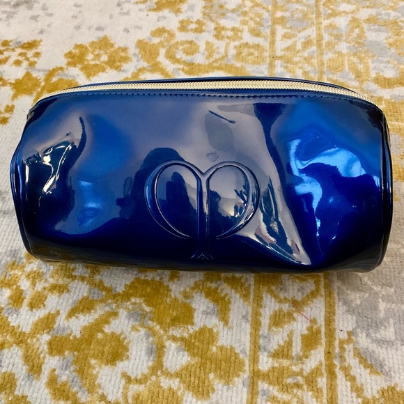 cle de peau Other - Cle de Peau Blue Cylinder Travel/Cosmetic Bag